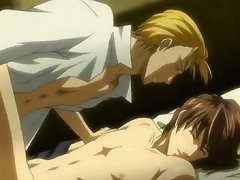 Luscious gay jerks his lover off and fucks him in hot hentai vid